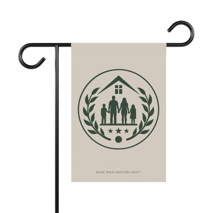 The Original Family Banner™ | Garden Flag | Cream