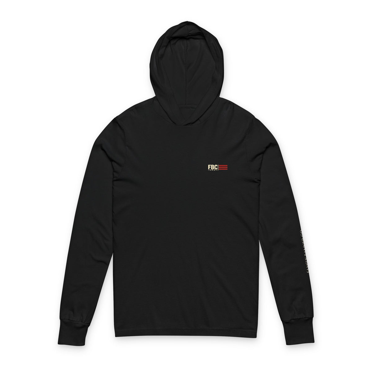 FBC Minimalist Hooded Long Sleeve Tee