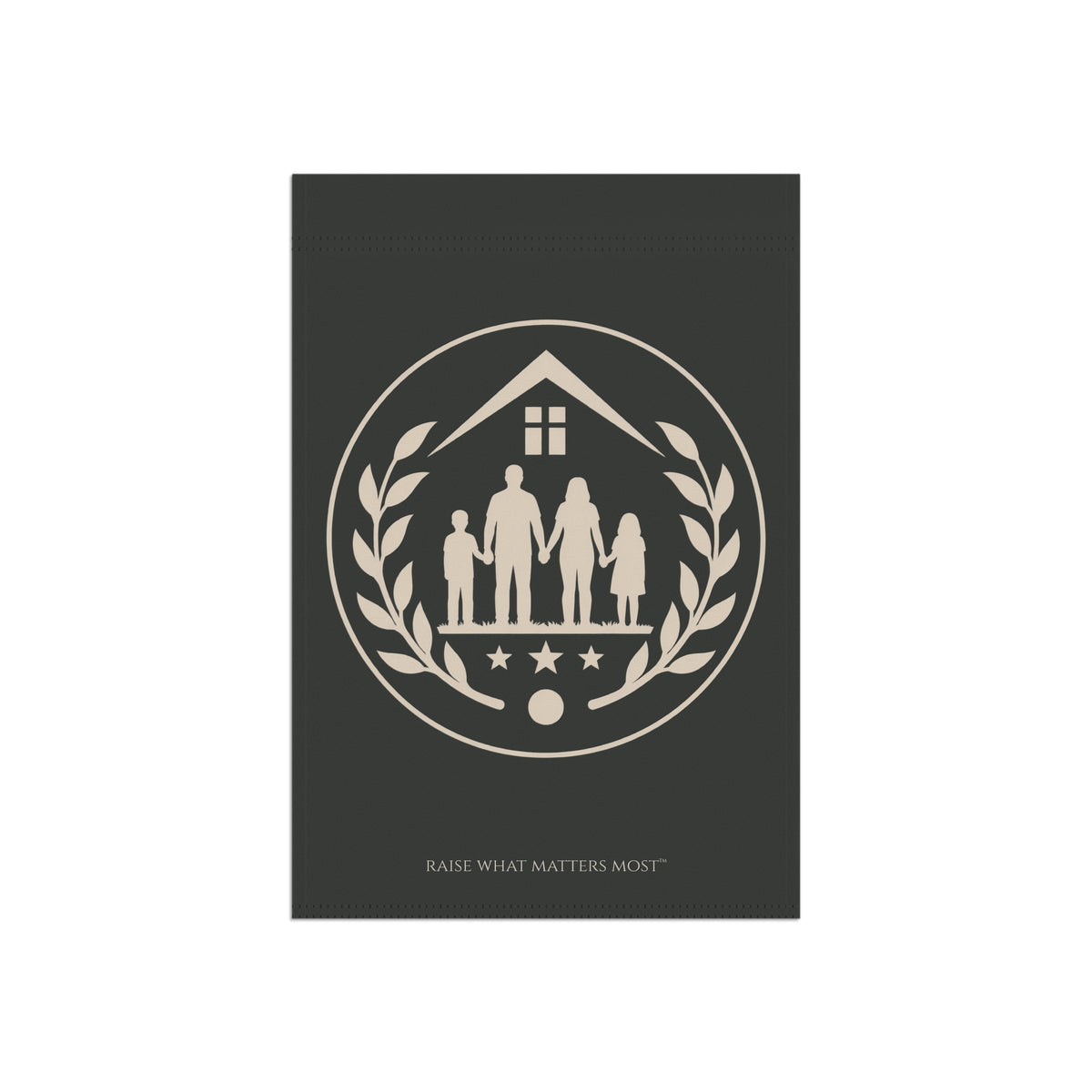 The Original Family Banner™ | Garden Flag | Charcoal
