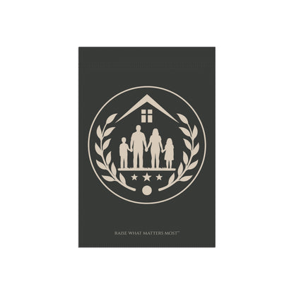 The Original Family Banner™ | Garden Flag | Charcoal