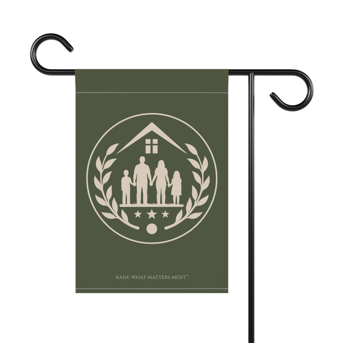 The Original Family Banner™ | Garden Flag | Olive