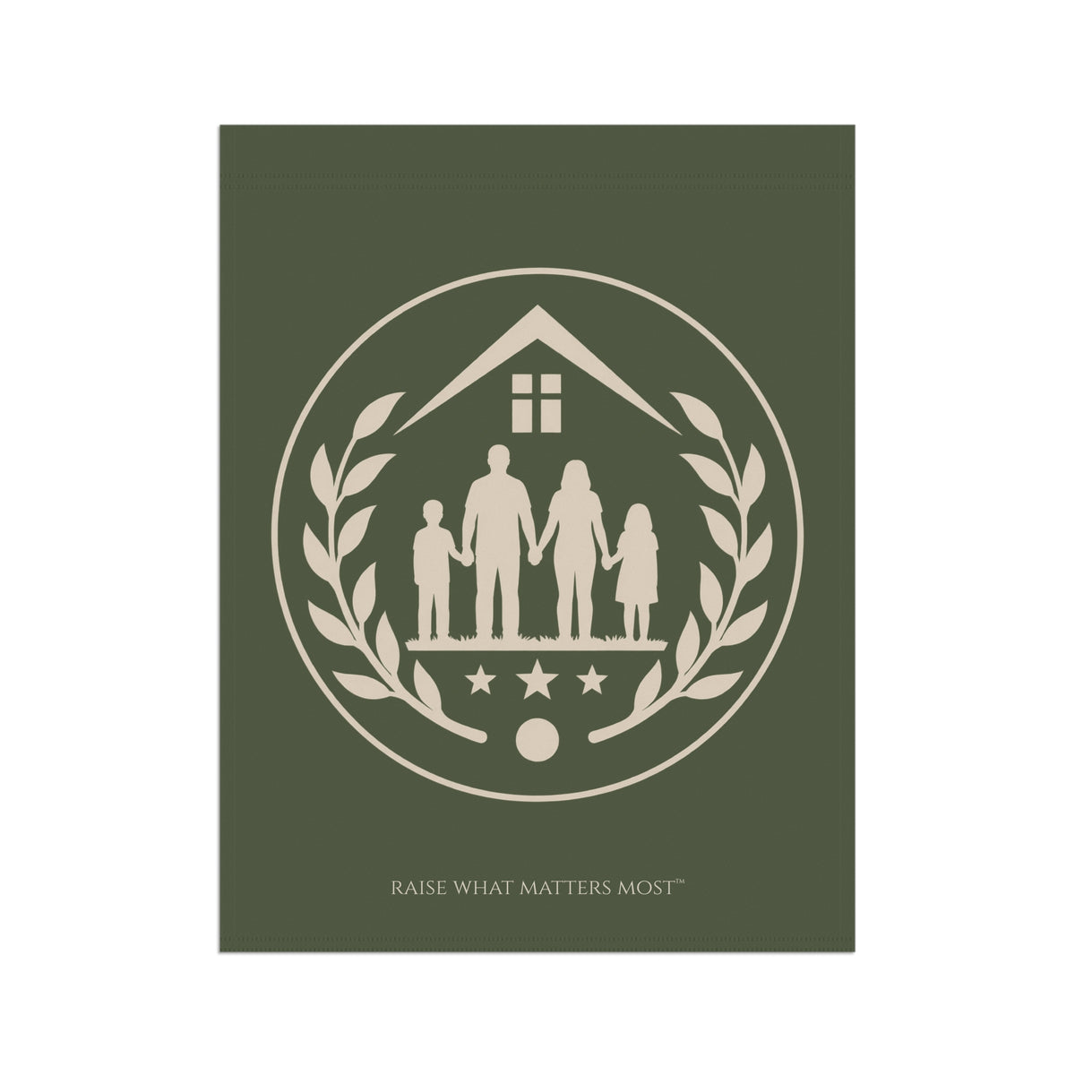 The Original Family Banner™ | Garden Flag | Olive