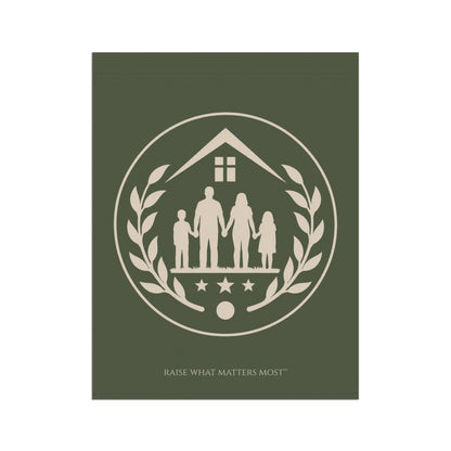 The Original Family Banner™ | Garden Flag | Olive
