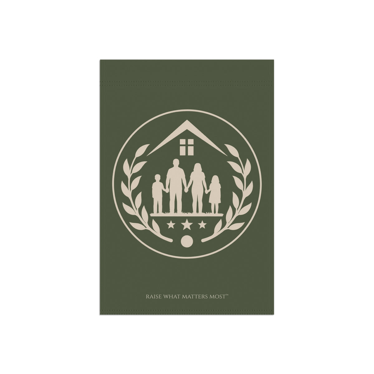 The Original Family Banner™ | Garden Flag | Olive
