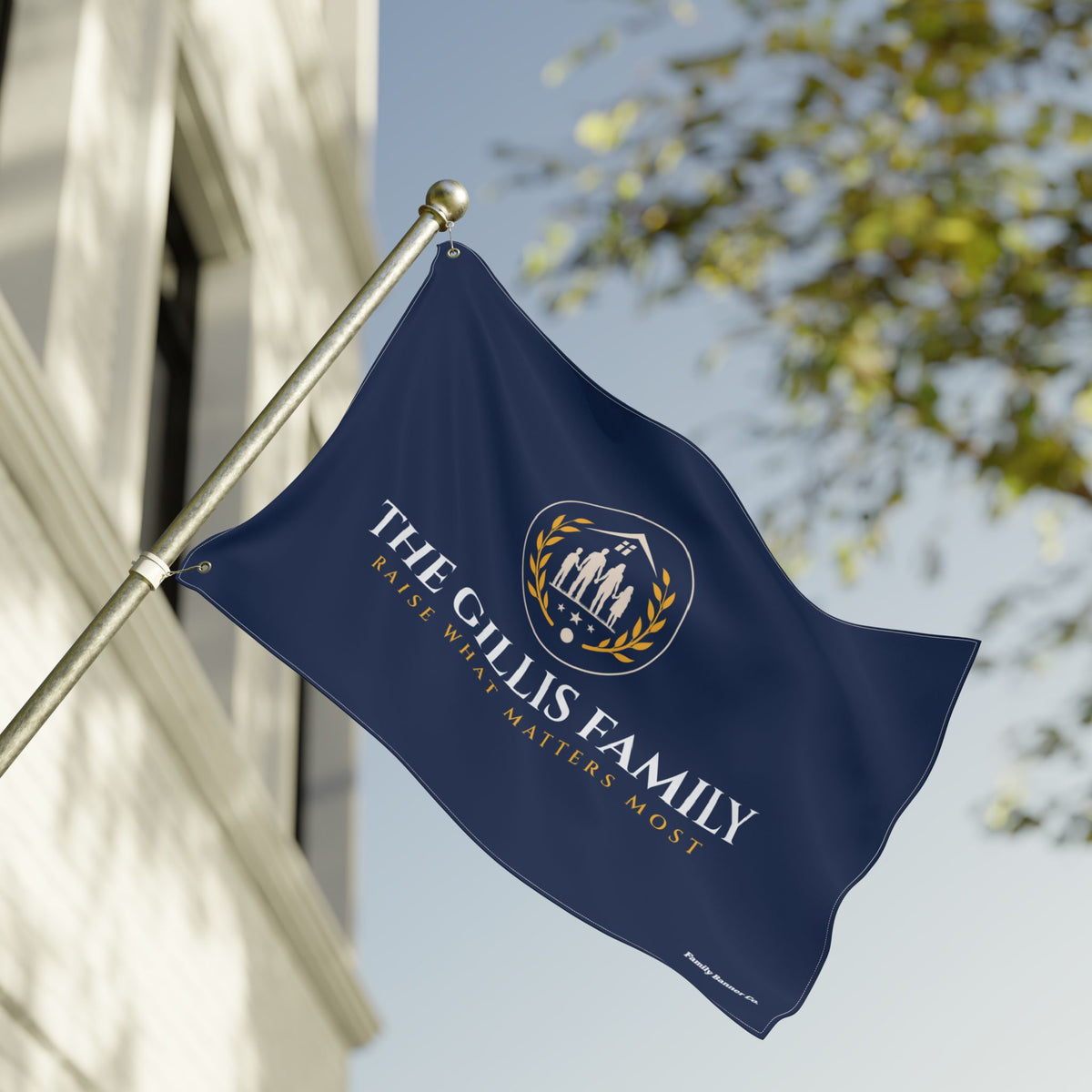 Personalized Family Flag — Raise What Matters Most