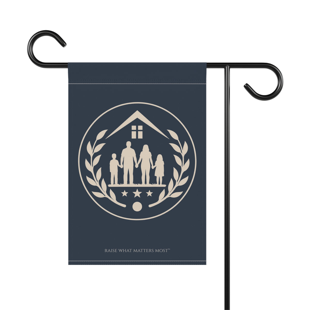 The Original Family Banner™ | Garden Flag | Navy