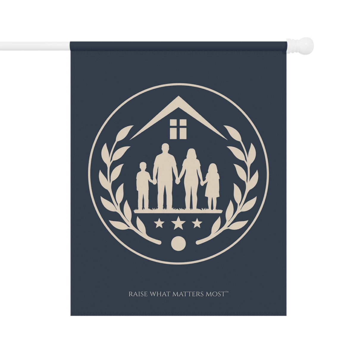 The Original Family Banner™ | Garden Flag | Navy