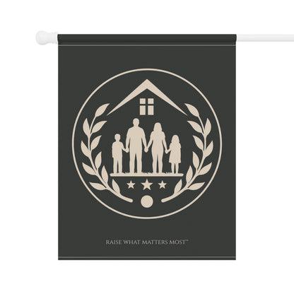 The Original Family Banner™ | Garden Flag | Charcoal