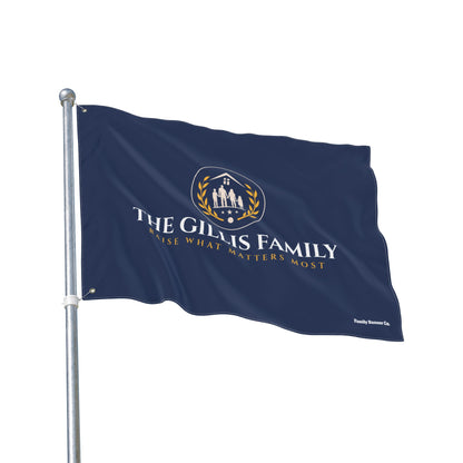 Personalized Family Flag — Raise What Matters Most