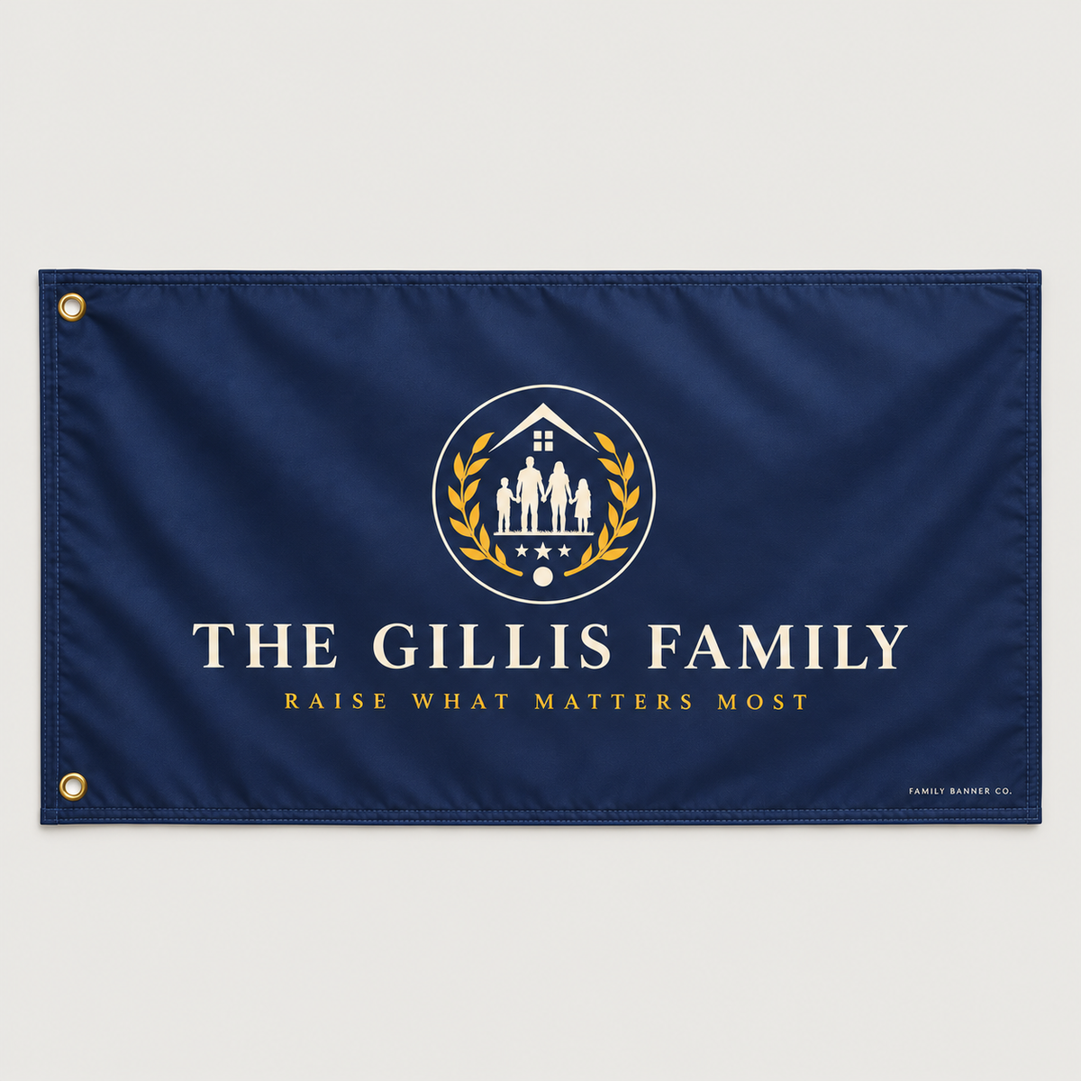 Personalized Family Flag — Raise What Matters Most