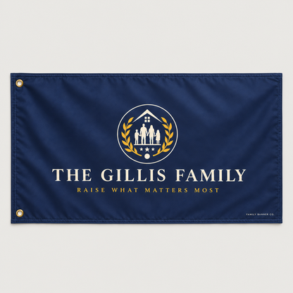 Personalized Family Flag — Raise What Matters Most