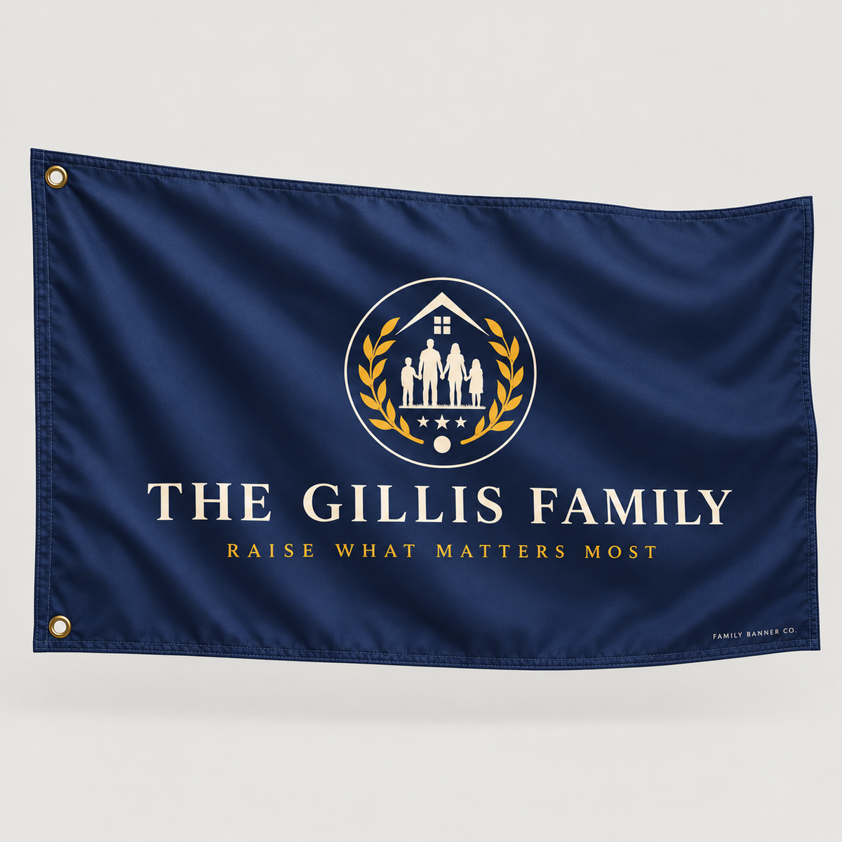 Personalized Family Flag — Raise What Matters Most