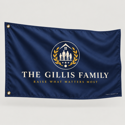Personalized Family Flag — Raise What Matters Most