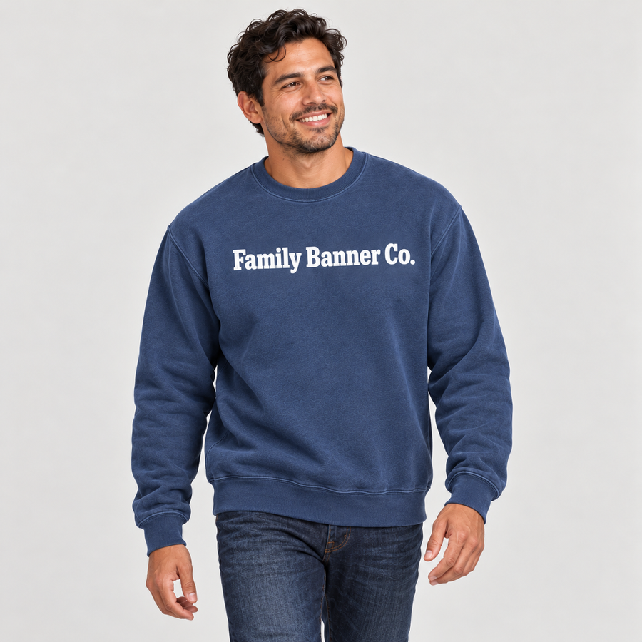 Family Banner Co. Heritage Crewneck Sweatshirt