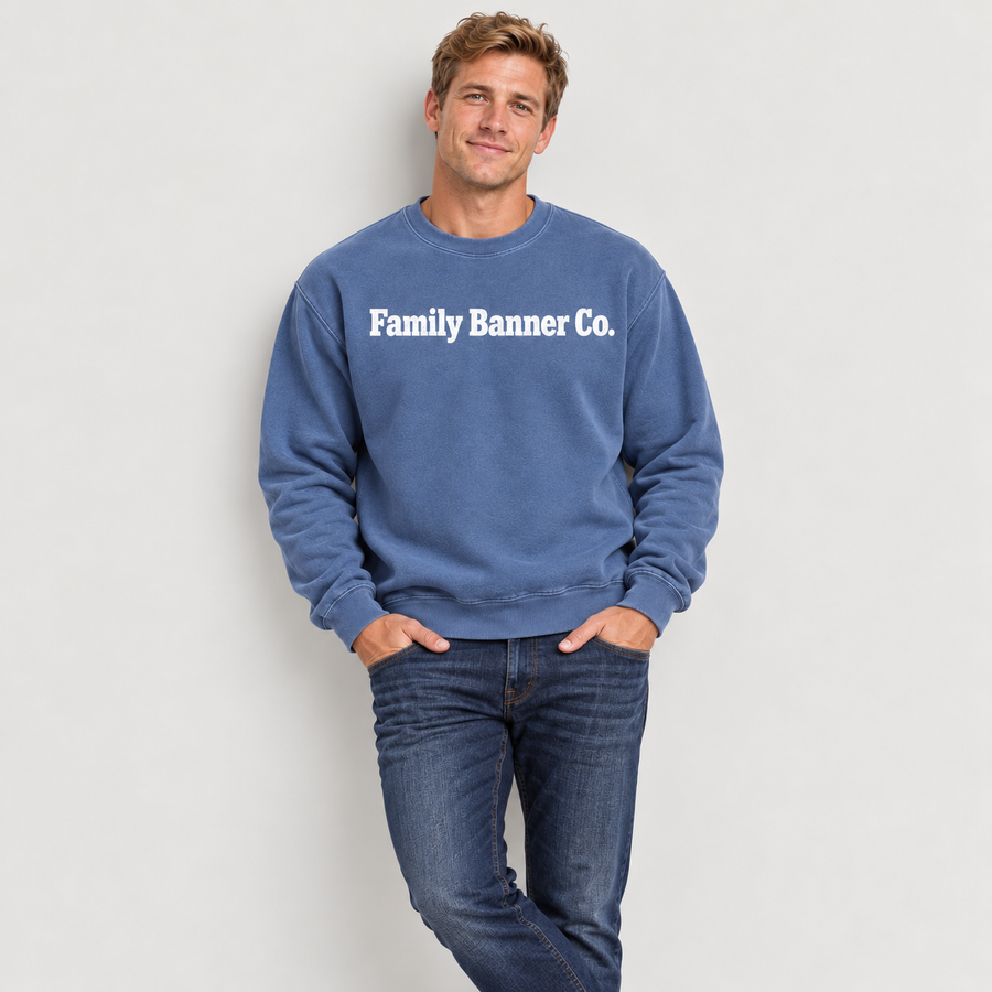 Family Banner Co. Heritage Crewneck Sweatshirt