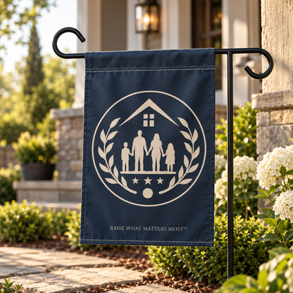 The Original Family Banner™ | Garden Flag | Navy