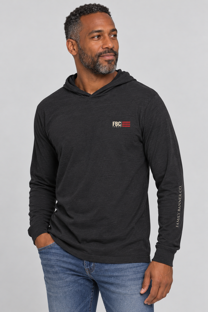 FBC Minimalist Hooded Long Sleeve Tee