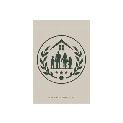 The Original Family Banner™ | Garden Flag | Cream