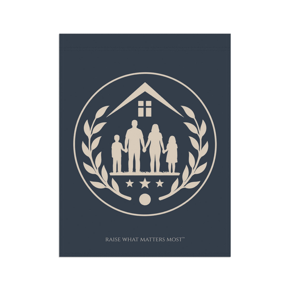 The Original Family Banner™ | Garden Flag | Navy
