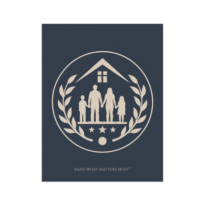 The Original Family Banner™ | Garden Flag | Navy