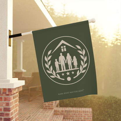 The Original Family Banner™ | Garden Flag | Olive