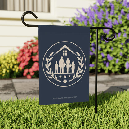 The Original Family Banner™ | Garden Flag | Navy