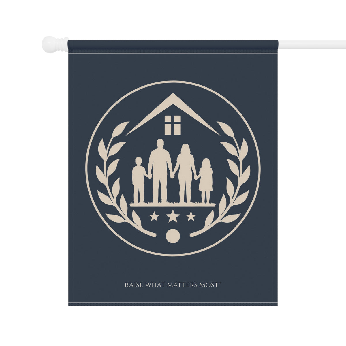 The Original Family Banner™ | Garden Flag | Navy