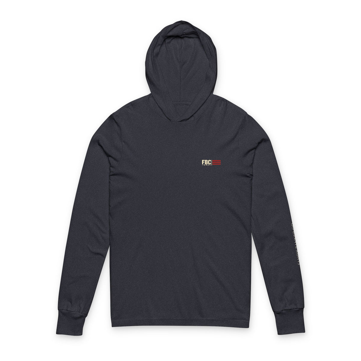 FBC Minimalist Hooded Long Sleeve Tee
