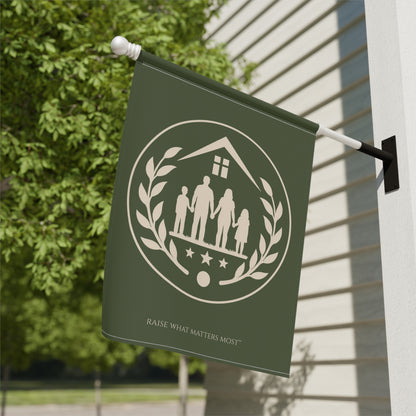 The Original Family Banner™ | Garden Flag | Olive