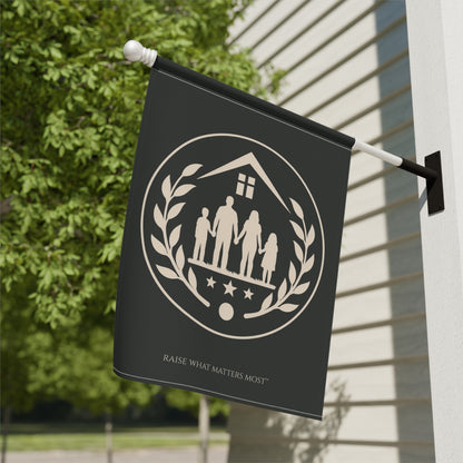 The Original Family Banner™ | Garden Flag | Charcoal
