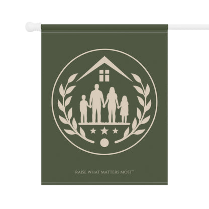 The Original Family Banner™ | Garden Flag | Olive