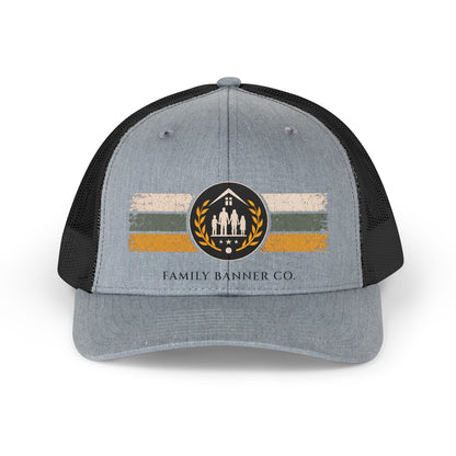 Family Banner Co. Heritage Stripe Trucker Hat