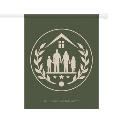 The Original Family Banner™ | Garden Flag | Olive