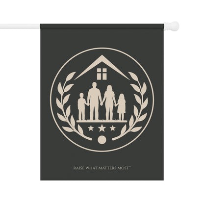 The Original Family Banner™ | Garden Flag | Charcoal